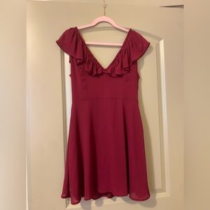 Altar’d State burgundy “Schuyler Dress” size small. Never worn.